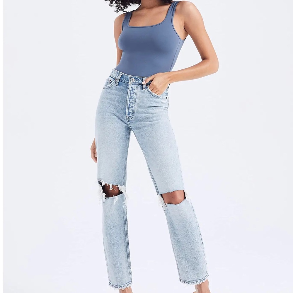 Abercrombie High-Rise Dad Jeans